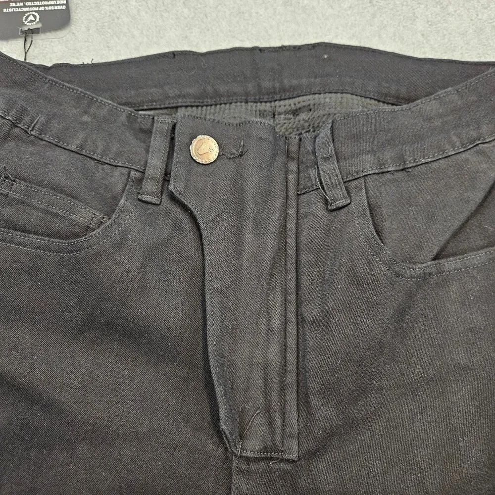 Volero Safety & Innovation Mens Black Motorcycle Riding Cargo Jeans Size S M NWT